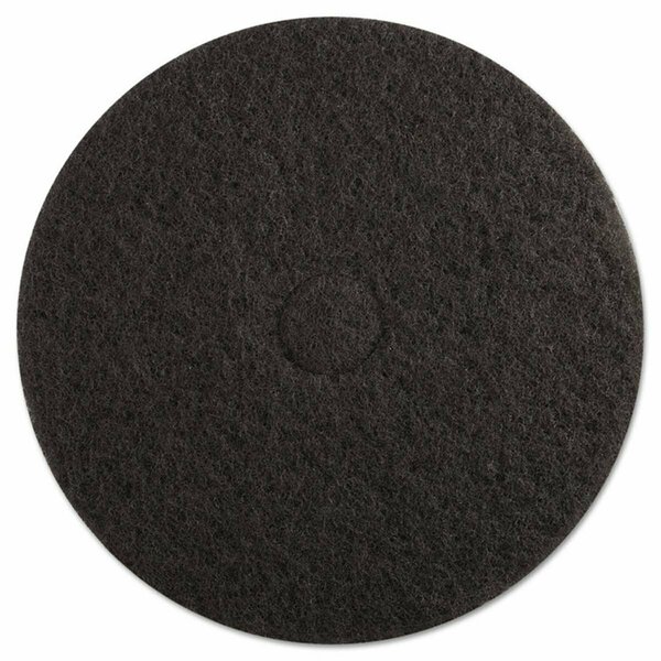 Overtime 19 in. dia Standard Floor Pads - Black, 5PK OV3748593